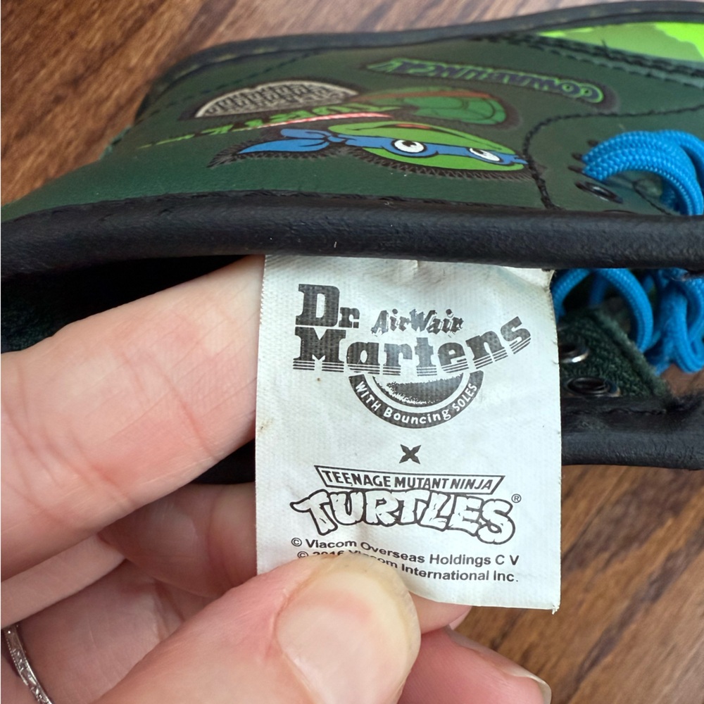 Doc Martens 1460 Teenage Mutant Ninja Turtles Leonardo Boots 10 - Picture 15 of 15